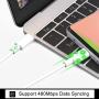 USB C to USB C Charging Cable, Cord Replacement for MacBook Pro, MacBook 12 inch, New MacBook Air, 2020/2018 iPad Pro 12.9, 11, Google Pixel 2/3/4 XL, Nexus 6P, All PD USB C Charger, USB-IF, 6.6ft