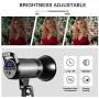 GVM LED Video Light, 90W bi-Color 3200K-5600K Temperature Spotlight, App Control, Studio Light for Outdoor Shooting, Studio Photography, YouTube Video Filming, Wedding.