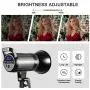 GVM LED Video Light, 90W bi-Color 3200K-5600K Temperature Spotlight, App Control, Studio Light for Outdoor Shooting, Studio Photography, YouTube Video Filming, Wedding.