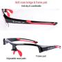 Unisex Photochromic Sunglasses,Windproof UV Protection Bike Glasses Photochromic Safety Glasses Polarized for Outdoor Sport Mountain Cycling Motocycle Driving Hiking Fishing (Blue)
