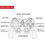 IPEGA PG-9128 Wireless 4.0 Gamepad Trigger Pubg Controller Mobile Joystick Compatible iOS/Android Devices and Smart TV/Set-top Box/PC Computer（Black)