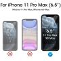 amFilm Glass Screen Protector for iPhone 11 Pro Max/iPhone Xs Max (6.5" Display) (3 Pack) with Easy Installation Tray