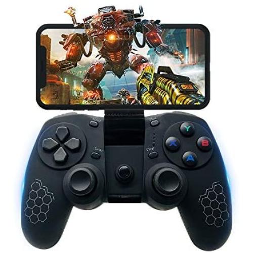 CHENGDAO Mobile Smartphone Gaming Controller Wireless Compatible iPhone,iPad,iOS,Android,Tablet (B)