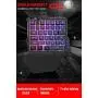 RGB One Hand Mechanical Gaming Keyboard and Backlit Mouse Combo, USB Wired Rainbow Letters Glow Single Hand Mechanical Keyboard,Gaming Keyboard Set for Laptop PC Computer Game and Work RGB One Hand Mechanical Gaming Keyboard and Backlit Mouse Combo, USB Wired Rainbow Letters Glow Single Hand Mechanical Keyboard,Gaming Keyboard Set for Laptop PC Computer Game and Work