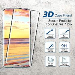 [2 Pack]OnePlus 7 Pro/7T Pro Screen Protector [Anti-Scratch][Bubble-Free] 9H Hardness Case Friendly Compatible with Oneplus 7Pro/Oneplus 7TPro