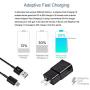 Fast Charger, Gobling Adaptive Fast Charging Kit for Samsung Galaxy S9/S8/S8 Plus/Note 8, Fast Car Charger Type-C 2.0 Cables Kit 5 Feet Quick Charge Wall Charger