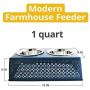 American Pet Supplies Modern Farmhouse Feeder for Puppies and Dogs