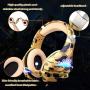 Gaming Headset for PS4, Xbox One, PC, Laptop Cellphone -Stereo Surround Gaming Headphones with Microphone, Noise Cancelling, LED Lights, Volume Control 3.5 mm Jack - Camo