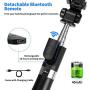 Bluetooth Selfie Stick Tripod,PEYOU Extendable Phone Tripod Stand with Wireless Remote, Tripod Stand Selfie Stick Compatible for iPhone 11/11 Pro/XS Max/XS/XR/X/8/7 Plus, Galaxy S9 S8 Note 9 8,Google
