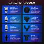 VYBE Percussion Massage Gun - Pro Model -Muscle Deep Tissue Massager -Quiet, Portable, Electric, Hand held, Body Relaxation