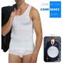 Shaxea Bodywear Mens Slimming Body Shaper Gynecomastia Vest Shirt Tank Top Compression Shirt, Shapewear for Men