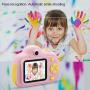 omzer Kids Camera for 4-8 Year Old Girls, Shockproof Cameras Great Mini Child Camcorder for Little Girl with Soft Silicone Shell for Outdoor Play,Pink(16G SD Card Included)
