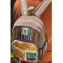 Unique Tie-dye Mini Hemp Backpack Small Back Pack Boho Backpack 100% Core Hemp| 100% VEGAN | Handmade with Love.