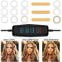 LED Ring Light 10" with Tripod Stand & Phone Holder,Selfie Ring Light Dimmable Makeup Ring Light for YouTube Video, Photography, Shooting with 3 Light Modes & 10 Brightness Level