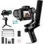 FILMTACY C1 3-Axis Handheld Gimbal Stabilizer YouTube Video Vlog Film Making Stand for Mirrorless and DSLR Camera, Professional Compact Video Stabilizers Smart Control OLED Display Powered by Zhiyun