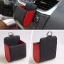 Helen-Box - Car Storage Box Hanging Holder Storage Bags PU Leather Car Mobile Phone Holder Bag Pocket Organizer Car Accessories