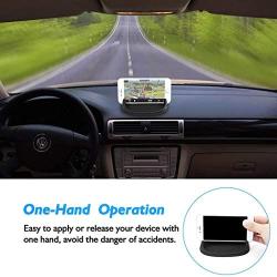 Car Phone Holder Car Phone Mount Anti-Slip Silicone Car Pad for Car Dashboard Cell Phone Holder Car Phone Holder Desk Phone Stand Compatible with iPhone XR/XS,Samsung Galaxy Note 8/9/S8/S9,GPS Devices