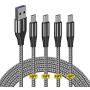 10ft USB Type C Cable,Extra Long 4 Pack 10 Foot USB C Cable USB A 2.0 to USB-C Fast Charger Compatible Samsung Galaxy S10 S9 S8 Plus Note 9 8,Moto Z,LG V30 V20 G5,Nintendo Switch,USB C Devices