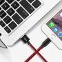 iPhone Charger, MFi Certified Lightning Cable 3Pack 10FT Extra Long Nylon Braided USB Charging & Syncing Cord Compatible iPhone Xs/Max/XR/X/8/8Plus/7/7Plus/6S/6S Plus/SE/iPad -BlackRed