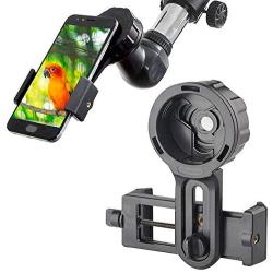 Cell Phone Adapter Mount, Cellphone Smartphone Quick Photography Adapter Mount Compatible Binocular Monocular Spotting Scope Telescope Microscope, Fits Almost All Smartphone on The Market