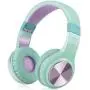 Bluetooth Headphones, Riwbox XBT-80 Folding Stereo Wireless Bluetooth Headphones Over Ear with Microphone and Volume Control, Wireless and Wired Headset for PC/Cell Phones/TV/ipad (Purple Green) Bluetooth Headphones, Riwbox XBT-80 Folding Stereo Wireless Bluetooth Headphones Over Ear with Microphone and Volume Control, Wireless and Wired Headset for PC/Cell Phones/TV/ipad (Purple Green)