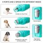Toozey Dog Nail Grinder, Professional 2-Speed Electric Dog Nail Clippers Trimmer with 2 Grinding Wheels, Rechargeable Low Noise Dog Nail File Painless Paws Grooming for Small Medium Large Dog and Cats