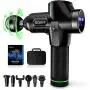 Deep Tissue Massage Gun, Handheld Rechargeable Super Quiet Percussion Muscle Massager with 6 Heads & 30 Speed Vibration, Relieve Soreness and Fatigue for Bulk Muscle, Arm, Neck, Back and Feet Deep Tissue Massage Gun, Handheld Rechargeable Super Quiet Percussion Muscle Massager with 6 Heads & 30 Speed Vibration, Relieve Soreness and Fatigue for Bulk Muscle, Arm, Neck, Back and Feet