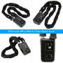 Solebe Bluetooth Smart Chain Lock Bike/Motorcycle/Gate/Door Keyless Lock with Anti Theft Alarm 110dB Phone APP Control(Black 31.5 Inch)