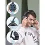 Tribit XFree Go Bluetooth Headphones, Wireless Headphones over Ear with Bluetooth 5.0, HiFi Sound with Deep Bass, USB lightening Fast charge, 24H Playtime, CVC8.0 Noise Cancelling Mics, Black