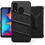 ZIZO Bolt Series for Samsung Galaxy A20 Case | Heavy-Duty Military-Grade Drop Protection w/Kickstand Included Belt Clip Holster Tempered Glass Lanyard Galaxy A50 - Black