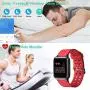 Willful Smart Watch for Android Phones Compatible iPhone Samsung IP68 Swimming Waterproof Smartwatch Sports Watch Fitness Tracker Heart Rate Monitor Digital Watch Smart Watches for Men Women Red