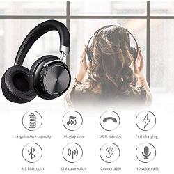 Wireless Gaming Headset, DIWUER Bluetooth Over-Ear Headphone Built-in Microphone Noise Cancelling for PS4 Xbox PC Computer Mac Laptop iPhone Smartphone