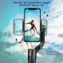 FeiyuTech VLOG Pocket Handheld Gimbal Stabilizer Foldable Pocket-Size 3-Axis with One Key Orientation Toggle Face/Object Tracking for iPhone 11 Pro Max and Smartphone (Black)