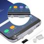 PortPlugs Anti Dust Plugs USB C (10 Pairs) - Compatible with Samsung s20, s10, s8, s9 Plus, Note 9, 10, Pixel, Any Type C with Headset Jack Silicone (Clear)