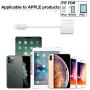 [Apple MFi Certified] 2 in 1 Dual Lightning iPhone Adapter & Splitter, Adapter Dual Converter Cable Headphone Music+Charge+Call+Volume Control Compatible for iPhone 11/11 Pro/XS/XR/X 8/7, iPad-iOS 13