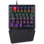 Gaming Keyboard Mechanical One-Handed Mechanical Gaming Keyboard Left-Handed Keypad for Mobile Phone PUBG Gamer Keyboard Gaming (Axis Body : Blue Switch)