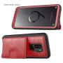 Galaxy S9 Plus Case,Slim Fit Premium Leather Samsung Galaxy S9 Plus Wallet Case Card Slots Shockproof Folio Flip Protective Defender Shells for Samsung Galaxy S9 Plus - Red