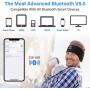Sleep Headphones Bluetooth Headband - Upgrade Soft Noise-Canceling Headphones for Sleeping, Sports Headbands with Ultra-Thin HiFi Stereo Speakers - Long Time Play Sleep Earbuds for Sleeping, Workout