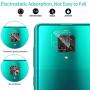 GESMA for Xiaomi Redmi Note 9 Pro/Note 9S/Note 9 Pro Max Screen Protector & Camera Lens Protector, [3 Screen Protectors+2 Camera Protectors]9H Tempered Glass for Xiaomi Redmi Note 9 Pro/Note 9S(Clear)