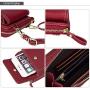 Women Crossbody Cell Phone Bag Small Shoulder Purse Leather Travel RFID Card Slots Wallet Case Handbag Phone Pocket Baggap Clutch for iPhone 11 Se 2020 11 Pro Xr X Xs Max 8/7/6 Plus Samsung