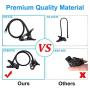 Gooseneck Phone Holder, SLBSTORES Lazy Bracket Holder 360° Swivel for iPhone and Other Smart Phones for Bedroom, Office, Bathroom, Kitchen, Black