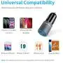 Meagoes USB C Fast Car Charger, Compatible for iPhone 11 Pro Max/11 Pro/11/XS MAX/XS/XR/X/8 Plus/8/iPad Mini 5/Air 3, Dual 18W Power Delivery Ports Adapter with 3.3ft MFi Certified Lightning Cable