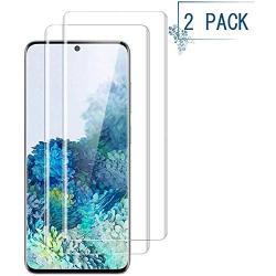 Luminira Screen Protector Compatible Galaxy S20,Full Coverage Friendly and Scratchproof Tempered Glass,Easy Installtion Compatible Samsung Galaxy S20 (6.2")[2 Pack]