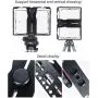 ULANZI U-Pad Metal Video Cage,Tablet Vlog Rig Stabilizer w 1/4 inch Screw Triple Cold Shoe Mount Compatible w iPad/iPad Pro/iPad Air/iPad Mini Tablets Vlogging Used On Microphone Video Light