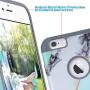 ULAK iPhone 6S Case,iPhone 6 Case, Slim Fit Dual Layer Soft Silicone & Hard Back Cover Bumper Protective Shock-Absorption & Skid-Proof Anti-Scratch Hybrid Case, Artistic/Mint Green Marble