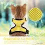 rabbitgoo Cat Harness and Leash for Walking, Escape Proof Soft Adjustable Vest Harnesses for Medium Large Cats, Easy Control Breathable Pet Safety Jacket with Reflective Strips & 1 Metal Leash Ring