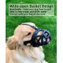 Dog Muzzle, Breathable Basket Muzzles for Small, Medium, Large and X-Large Dogs, Anti-Biting, Barking and Chewing Dog Mouth Cover