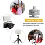 LED Mini Fill Light, 112 LED Bi-Color Dimmable Video Light with CRI 96+, 3200-5600K, Lithium Battery and OLED Display for Digital SLR Camera/Camcorder