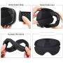 Ski Goggles, Snowboard Goggles Over Glasses, Anti Fog UV Protection Snow Goggles OTG Interchangeable Lens for Men Women Snowmobile, Skiing, Skating, Black