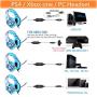Best Gaming Headset PS4, Compatible for Xbox One, Nintendo Switch, ONIKUMA K1 Stereo Noise Cancelling Over Ear Headphones with Microphone, PC, Phone, with Free Headphone Hook,About 15 Days Delivery
